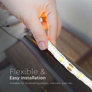 LED лента S-образна 5W/M 6400К IP20 12V VT-2835-60 V-TAC ролка 5 метра | AVStore