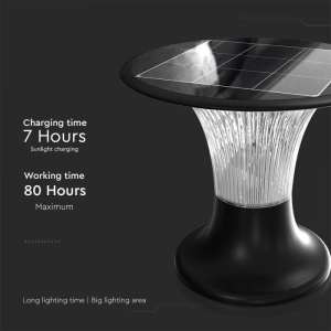 LED соларнa лампа 15W 6000+4000K VT-426 V-TAC черна | AVStore