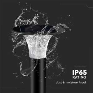 LED соларнa лампа 15W 6000+4000K VT-413 V-TAC черна | AVStore
