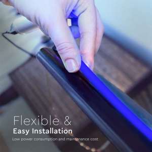 LED COB лента синя 10W/M IP67 24V VT-COB 320 V-TAC | AVStore