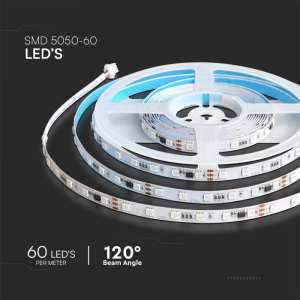 LED лента MAGIC 13W/M RGB IP20 24V VT-5050 V-TAC комплект | AVStore