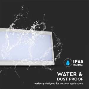 LED фасадна лампа 12W 6400K VT-8054 V-TAC бяла | AVStore