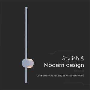 LED стенна лампа 12W 3000K VT-11112 V-TAC бяла | AVStore