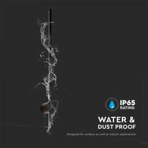 LED стенна лампа 12W 4000K VT-11112 V-TAC черна | AVStore