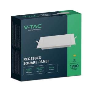 LED панел 18W 4000K V-TAC VT-61018 22×22см | AVStore