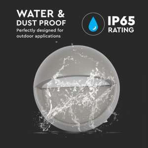 LED лампа за стъпала 3W 3000K VT-1182 V-TAC сива | AVStore