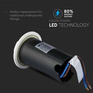 LED подземна лампа 1W 6500K VT-1171 V-TAC бяла | AVStore
