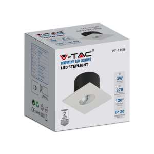 LED лампа за стъпала 3W 4000K VT-1109 V-TAC квадратна | AVStore