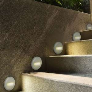 LED лампа за стъпала 2W 3000K VT-1142 V-TAC кръгла бяла | AVStore