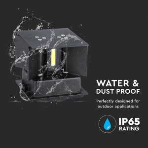 LED стенна лампа 5W 4000К VT-759 V-TAC черна | AVStore