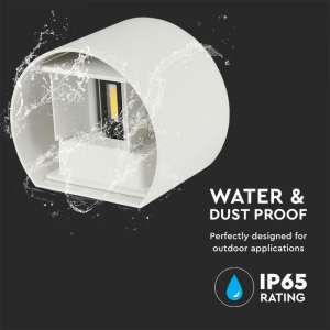 LED стенна лампа 5W 4000К VT-756 V-TAC бяла | AVStore