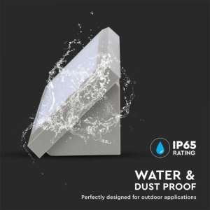 LED фасадна лампа 20W 6400K VT-8055 V-TAC сива | AVStore