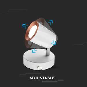 LED стенна лампа 6W 4000K VT-806 V-TAC бяла | AVStore