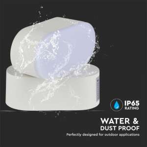 LED стенна лампа 5W 3000K VT-816 V-TAC бяла | AVStore