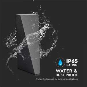 LED стенна лампа 4W 3000K VT-826 V-TAC черна | AVStore