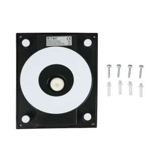 LED стенна лампа 12W 4000K VT-822 V-TAC черна | AVStore
