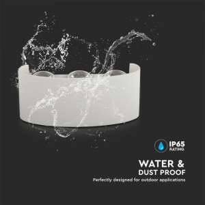 LED стенна лампа 5W 3000К VT-846 V-TAC бяла | AVStore