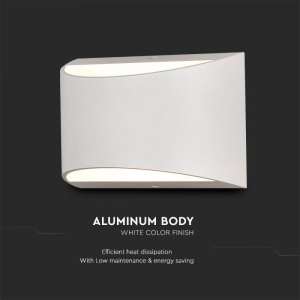 LED стенна лампа 10W 4000К VT-815 V-TAC бяла | AVStore