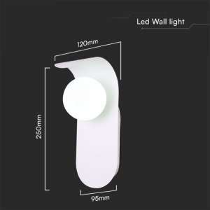 Стенно осветително тяло G9 VT-10113 V-TAC бяло | AVStore