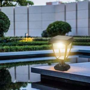 LED соларна лампа 2W 3000+6000K VT-983 V-TAC черна | AVStore