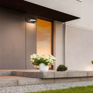 LED стенна лампа 17W 3000K VT-11020 V-TAC черна | AVStore