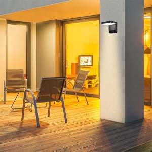 LED стенна лампа 17W 3000K VT-11020 V-TAC черна | AVStore