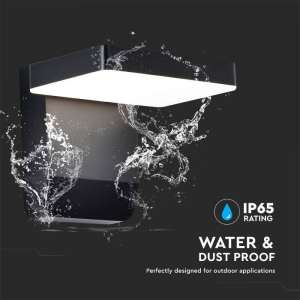 LED стенна лампа 17W 3000K VT-11020 V-TAC черна | AVStore