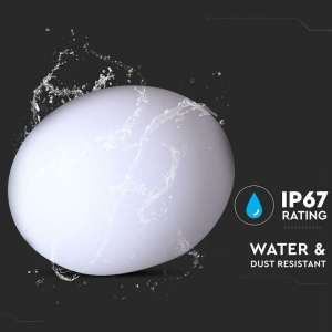 LED лампа/овална топка 1W RGB VT-7801 V-TAC 20×14см | AVStore