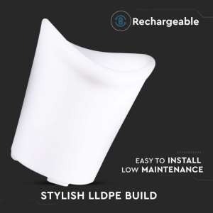 LED лампа/кофа за лед 1.5W RGB VT-7606 V-TAC (29x33x35см) | AVStore