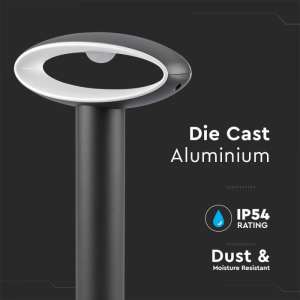 LED градинска лампа 9W 4000К VT-909 V-TAC сива | AVStore