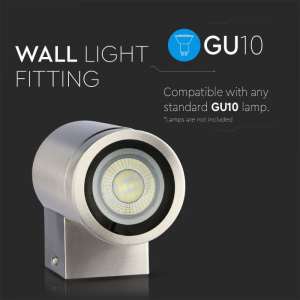 LED стенно осветително тяло GU10 VT-7641 V-TAC металическо | AVStore