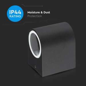 LED стенно осветително тяло GU10 VT-7651 V-TAC черно | AVStore