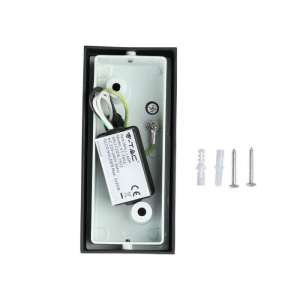 LED стенно осветително тяло 2xGU10 VT-7652 V-TAC черно | AVStore