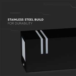 LED стенно осветително тяло 2xGU10 VT-7662 V-TAC черно | AVStore