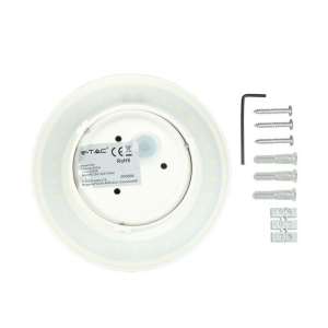 LED стенна лампа 6W 4000K VT-741 V-TAC бяла | AVStore