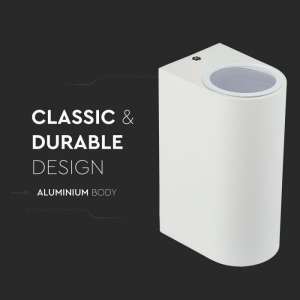 Стенно осветително тяло GU10 VT-7652 V-TAC бялo двустранно | AVStore