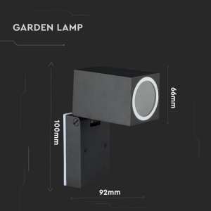 Стенно осветително тяло GU10 VT-7611 V-TAC сива | AVStore