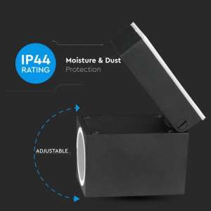 Стенно осветително тяло GU10 VT-7611 V-TAC сива | AVStore