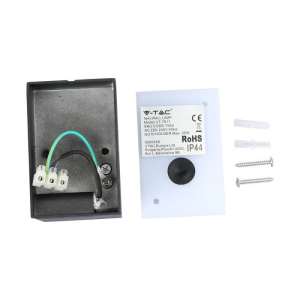 Стенно осветително тяло GU10 VT-7611 V-TAC сива | AVStore