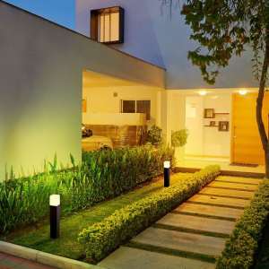 Градинско осветително тяло GU10 VT-7614 V-TAC черно 50 см | AVStore