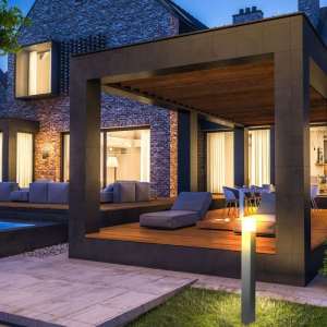 Градинско осветително тяло GU10 VT-7615 V-TAC черно 80 см | AVStore