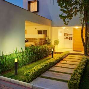 Градинско осветително тяло GU10 VT-7617 V-TAC черно 50 см | AVStore