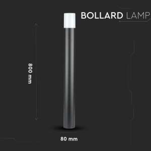 Градинско осветително тяло GU10 VT-7618 V-TAC черно 80 см | AVStore