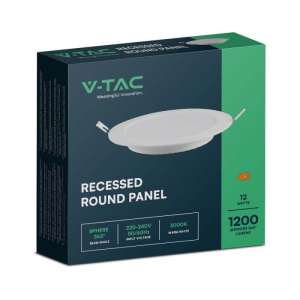 LED панел 12W 6500K V-TAC VT-61012 17см | AVStore