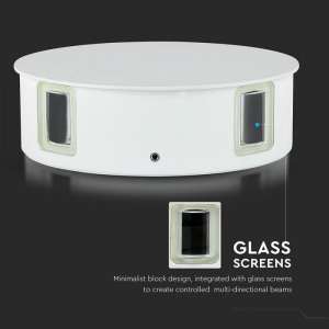 LED стенна лампа 4W 4000K VT-706 V-TAC бяла кръгла | AVStore