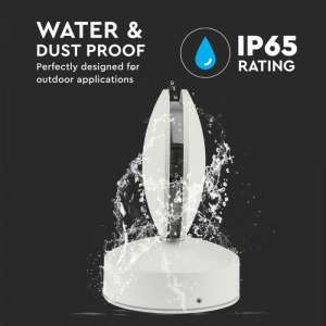 LED стенна лампа 7W 4000K VT-707 V-TAC бяла | AVStore