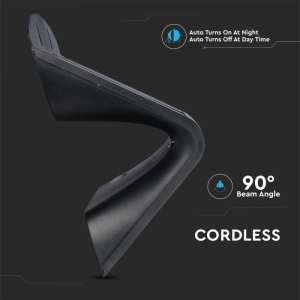 LED соларна стенна лампа 8W 4000K VT-767-7 V-TAC бяла | AVStore