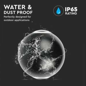 LED стенна лампа 6W 3000K VT-836 V-TAC черна | AVStore