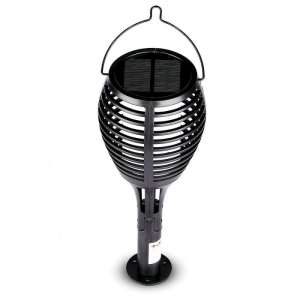 LED соларна лампа факла 0.45W 2200K VT-719 V-TAC черна | AVStore