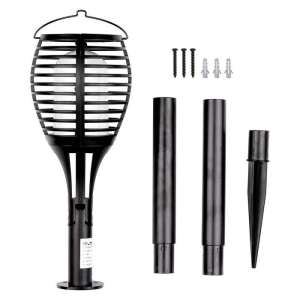 LED соларна лампа факла 0.45W 2200K VT-719 V-TAC черна | AVStore